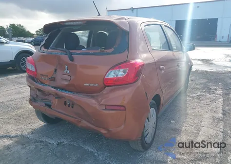 2018 Mitsubishi Mirage Es z USA, uszkodzony, nr VIN ML32A3HJ7JH011507